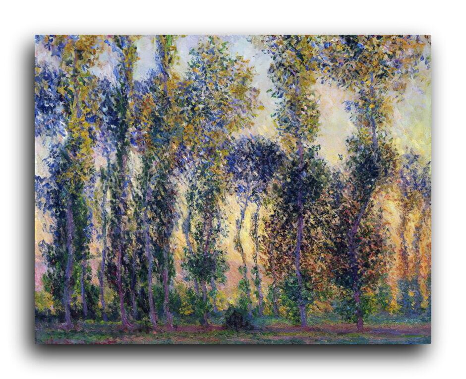Репродукция 1029 "Тополя на восходе (Poplars at Giverny, Sunrise)" фото 1