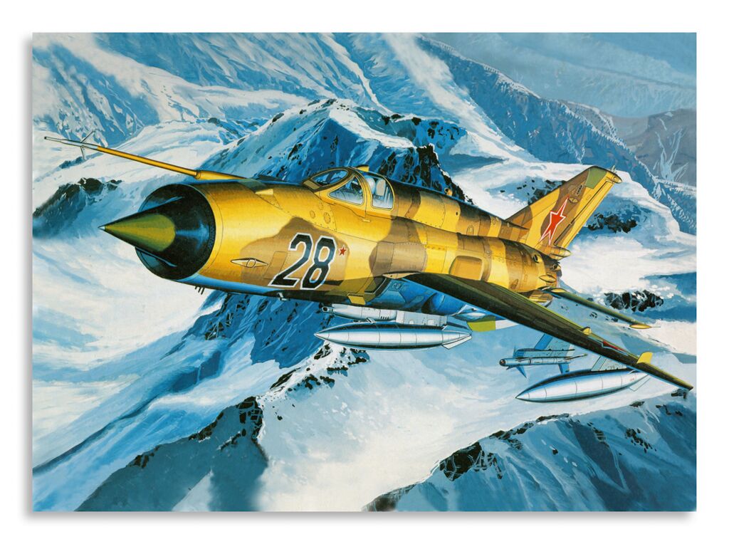 Постер 3586 "Желтый самолет" фото 1