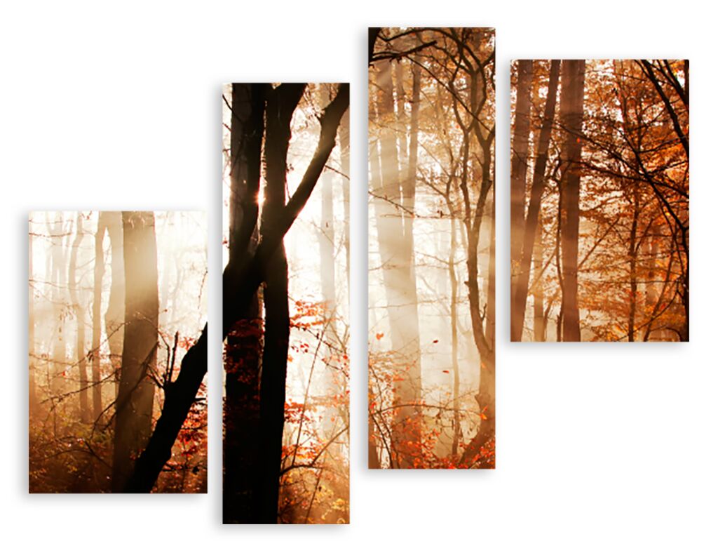 Модульная картина 430 "Осенний лес" фото 1