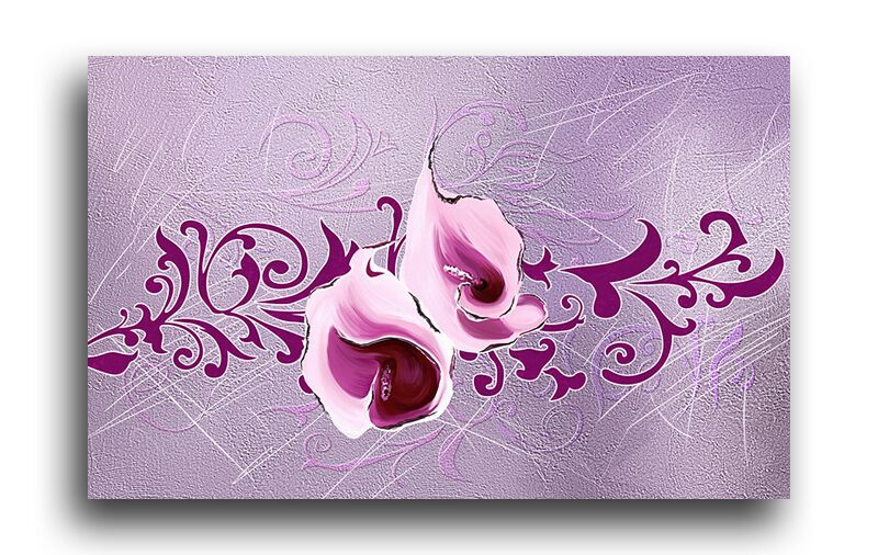 Постер 4260 "Розово-фиолетовые каллы" фото 1