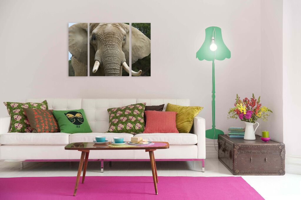 Модульная картина 1406 "Гордый слон" фото 3