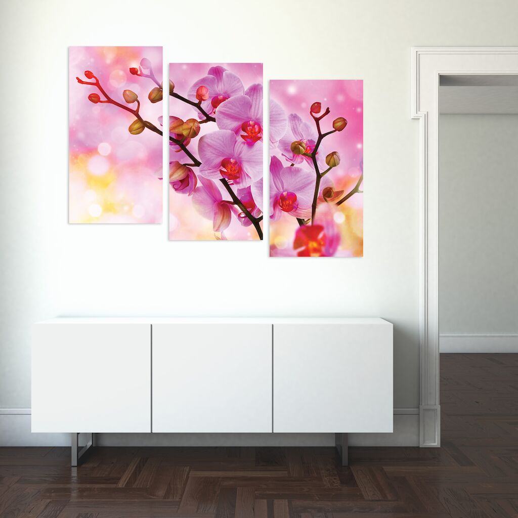 Модульная картина 222 "Сказочные орхидеи" фото 4