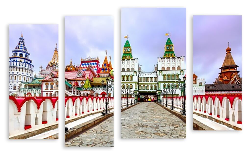 Модульная картина 2198 "Измайловский Кремль" фото 1