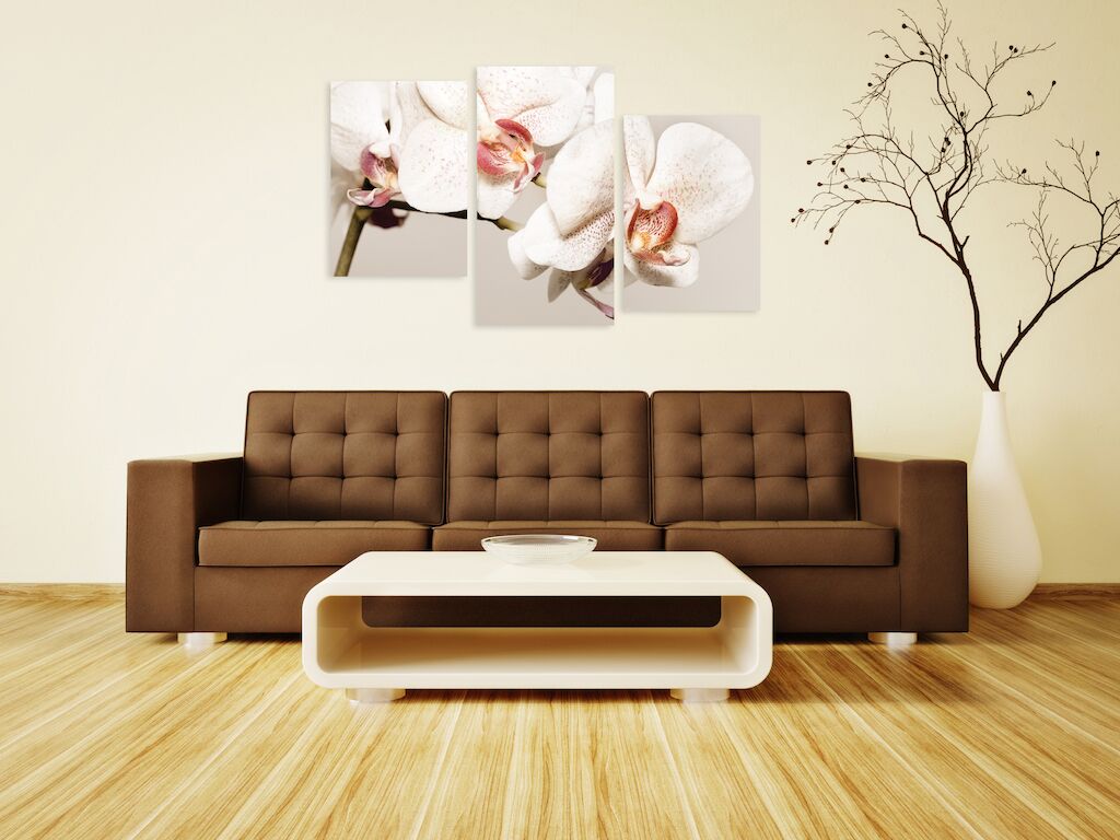 Модульная картина 174 "Белая орхидея" фото 2