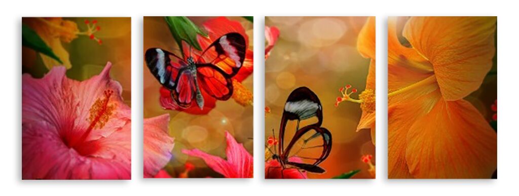 Модульная картина 3594 "Бабочки" фото 1