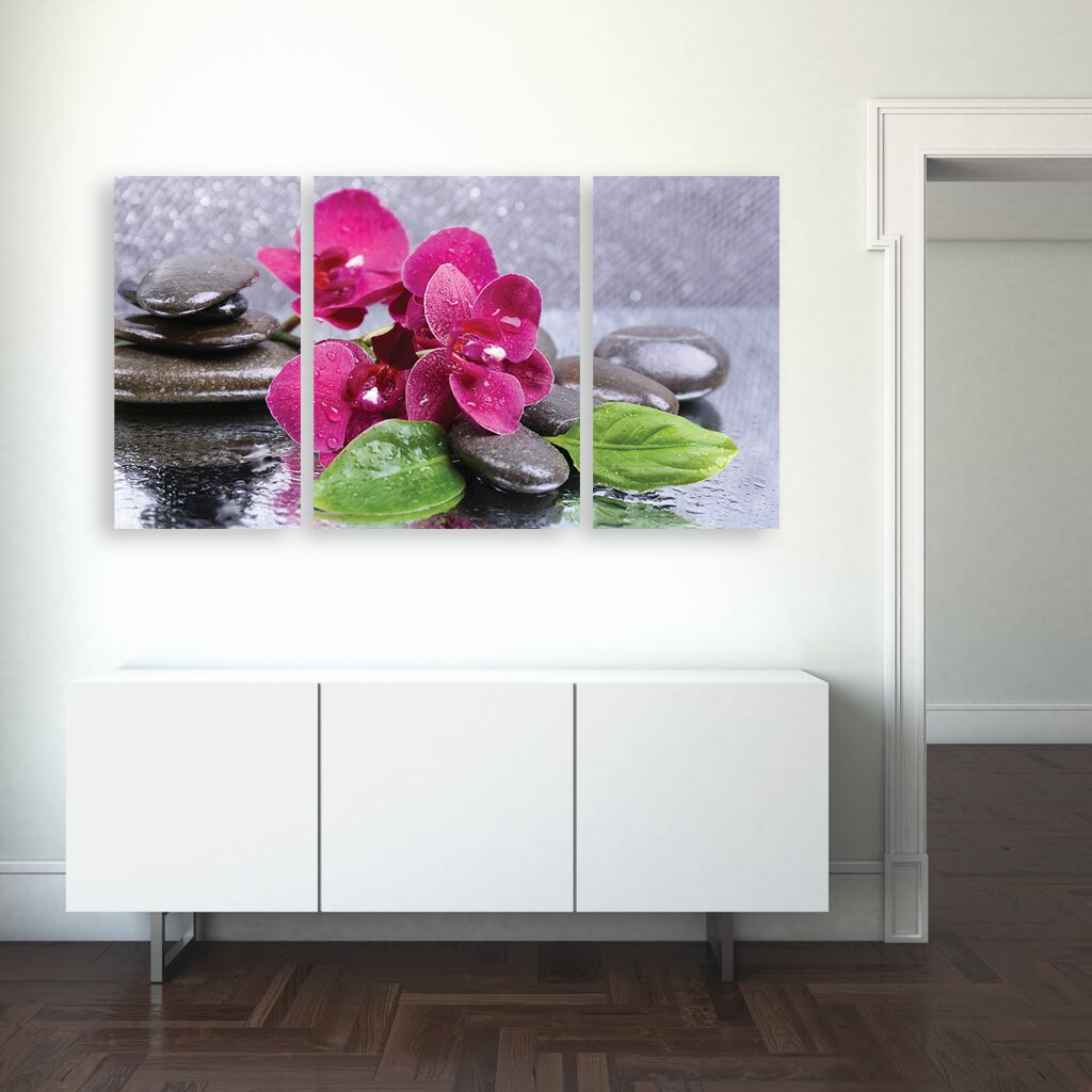 Модульная картина 290 "Сиреневая орхидея" фото 4