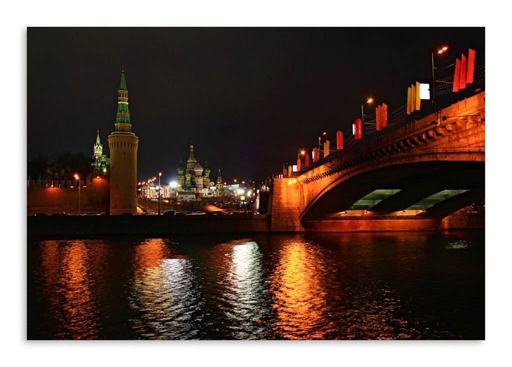 Постер 3313 "Ночная Москва" фото 1