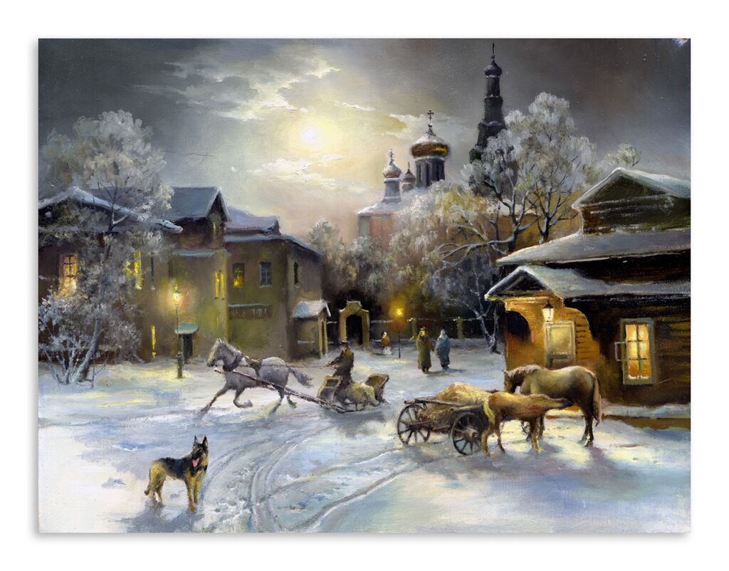 Постер 3183 "Зима в деревне" фото 1