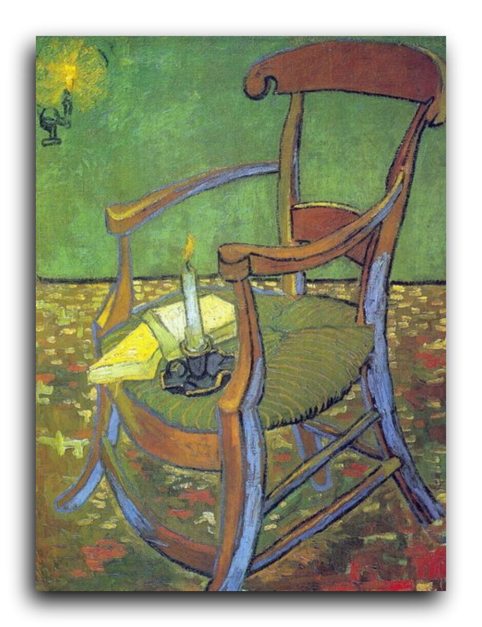 Репродукция 1207 "Стул Поля Гогена (Свободный стул) (Paul Gauguin's Chair (The Empty Chair))" фото 1