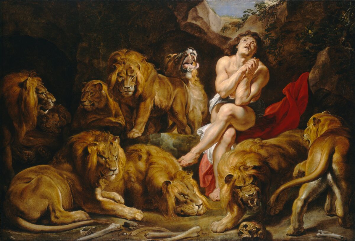 Репродукция 118 "Даниил в Львах." фото 1