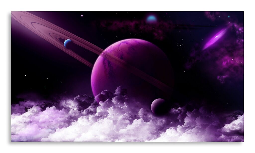 Постер 2781 "Фиолетовый космос" фото 1