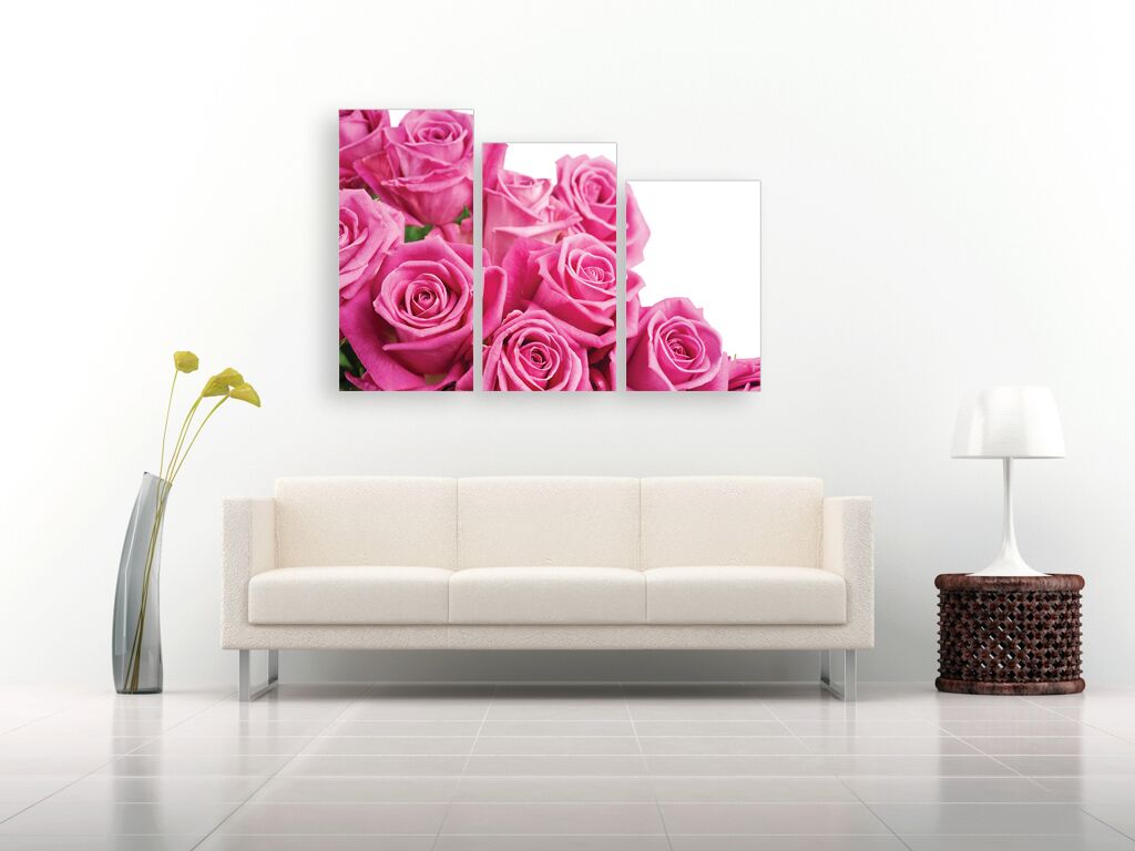 Модульная картина 249 "Розовые розы" фото 2