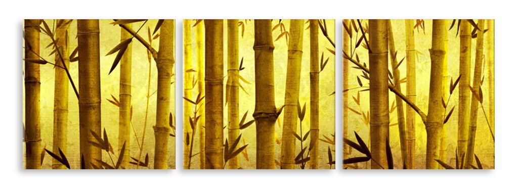 Модульная картина 3861 "Бамбуковая роща" фото 1