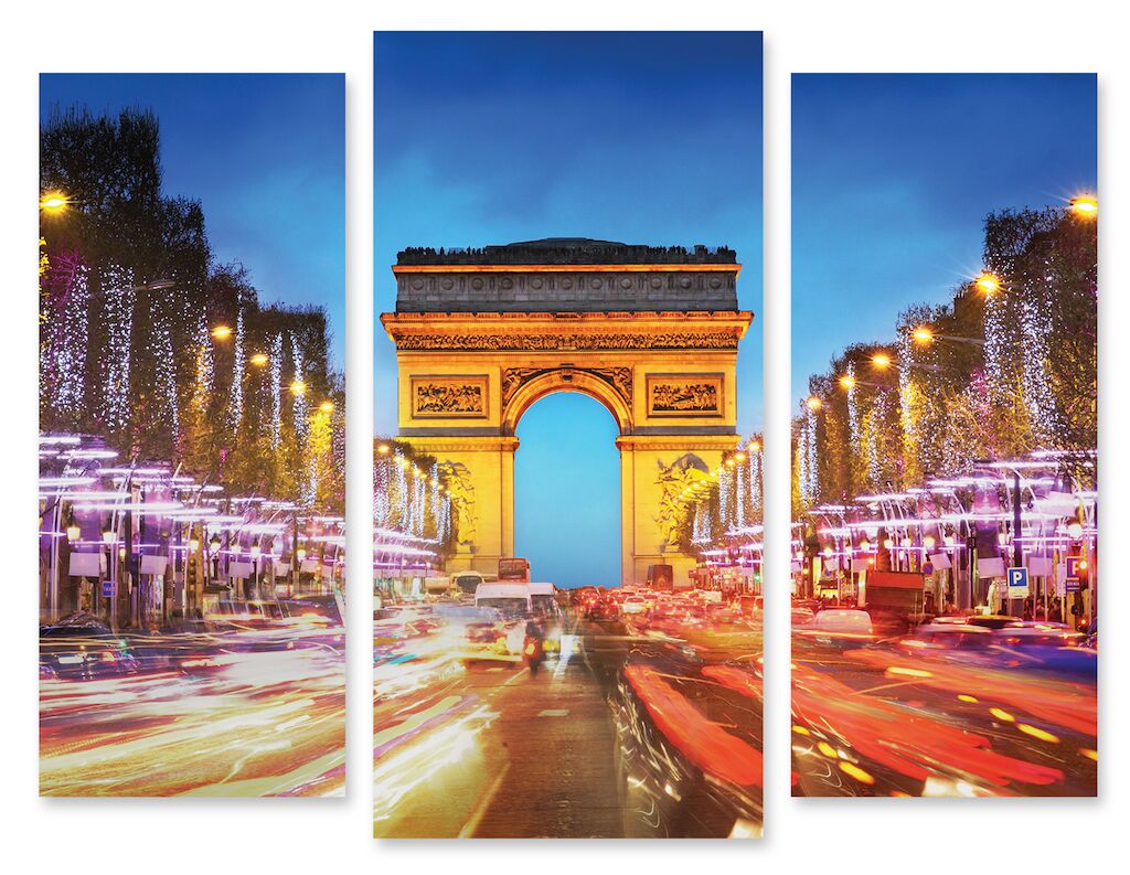 Модульная картина 52 "Триумфальная арка.Париж" фото 1