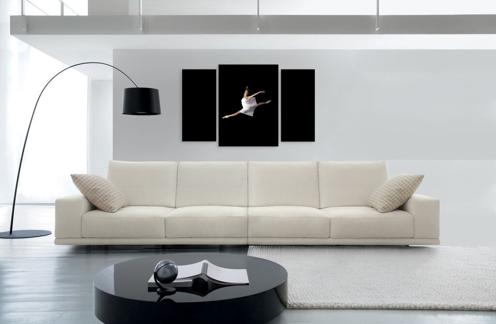 Модульная картина 1424 "Балерина в прыжке" фото 4