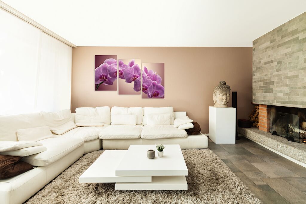 Модульная картина 225 "Розовые орхидеи" фото 4