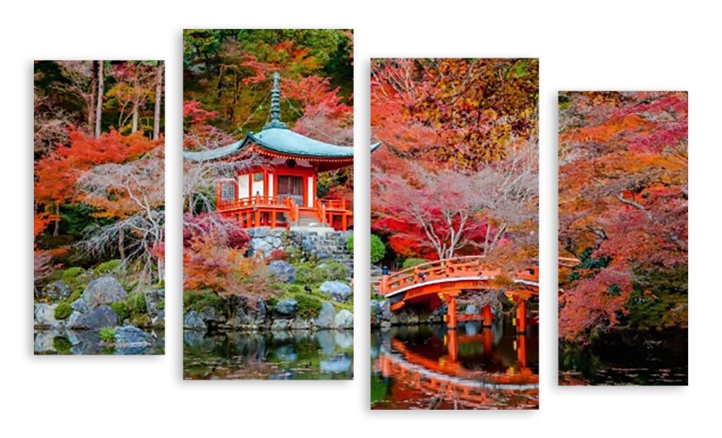 Модульная картина 2180 "Осень в Японии" фото 1