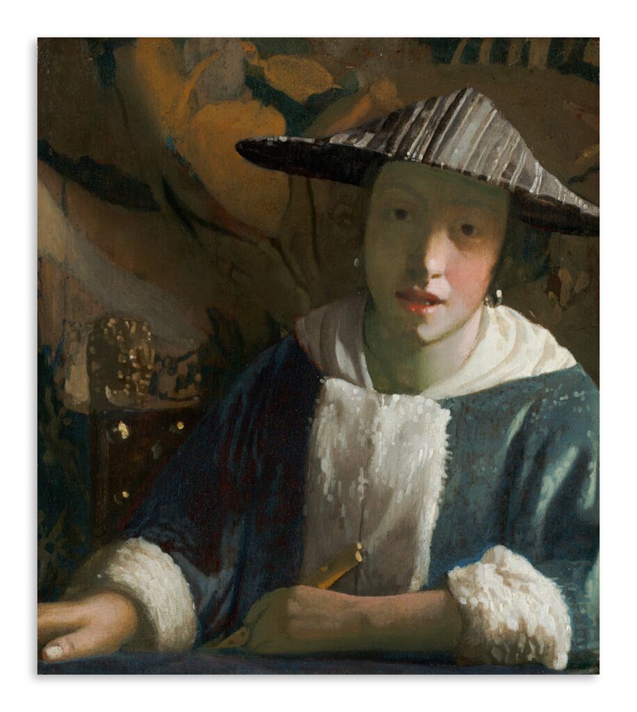 Репродукция 191 "Йоханнес Вермеер. Девочка с флейтой" фото 1