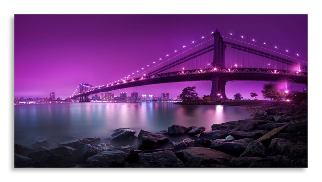 Постер 3075 "Фиолетовый Манхэттен" фото 1