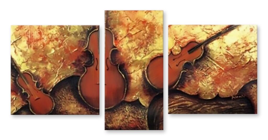 Модульная картина 1980 "Скрипки" фото 1