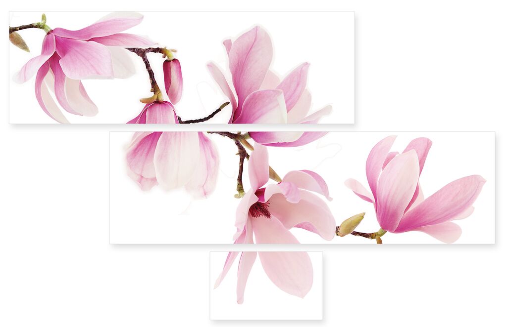 Модульная картина 170 "Розовый цветок" фото 1