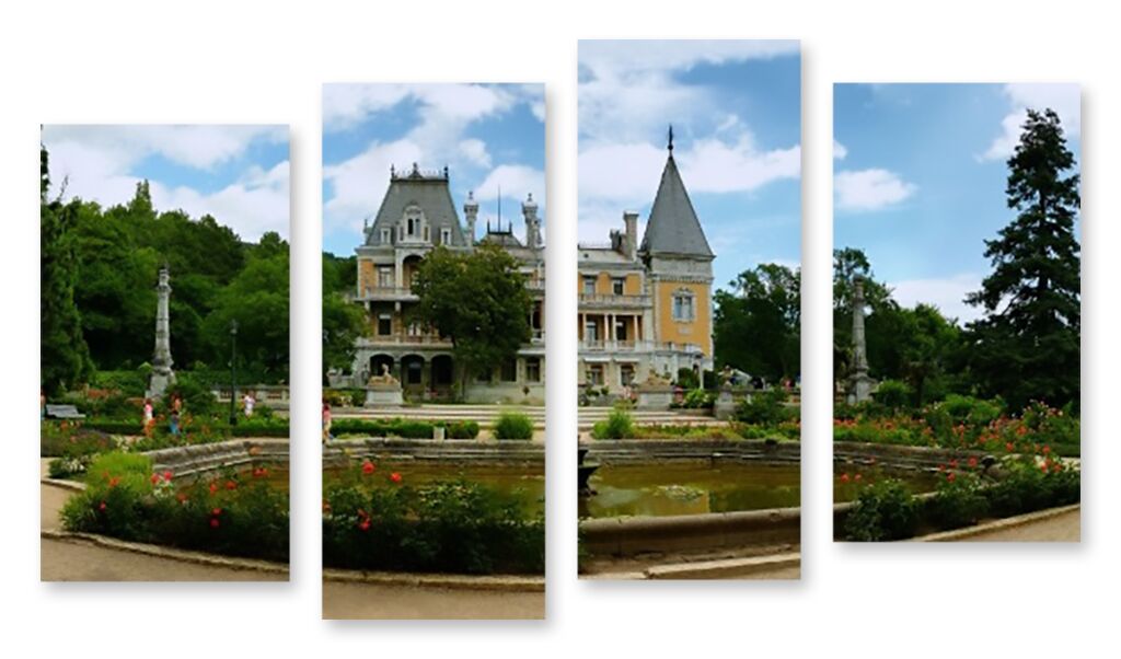 Модульная картина 2043 "Замок в Крыму" фото 1