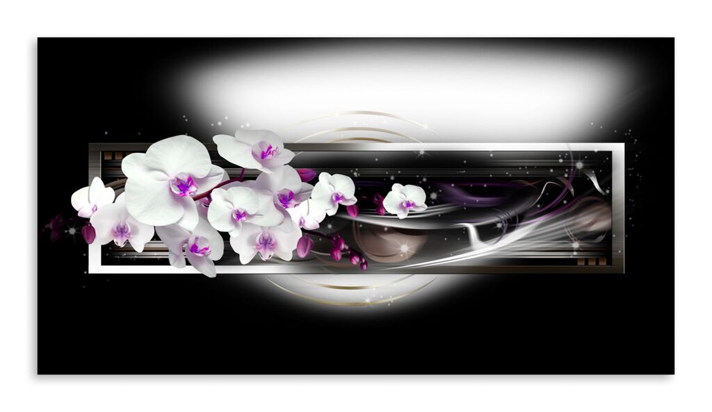 Постер 4859 "Орхидеи в абстракции" фото 1