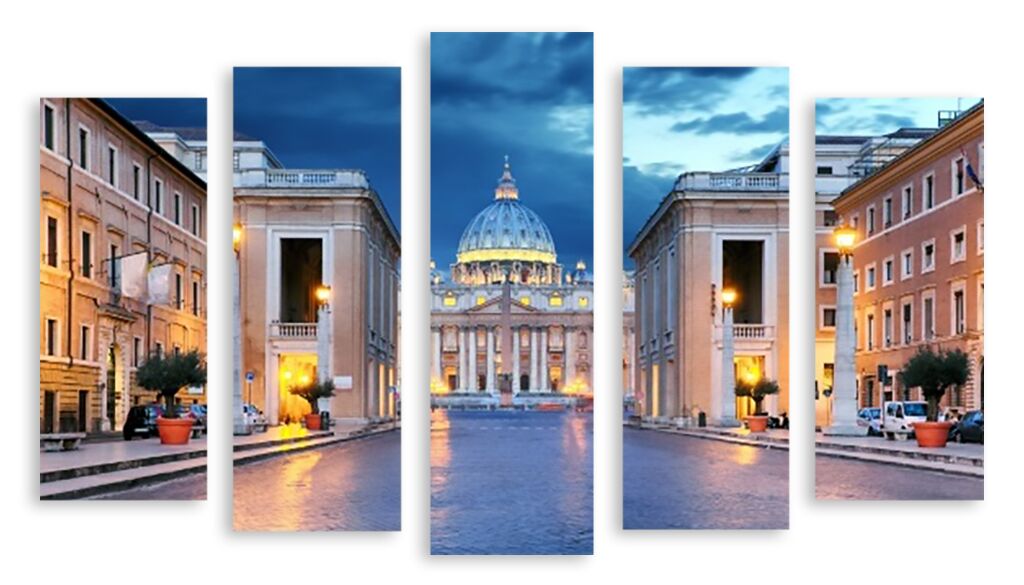 Модульная картина 2402 "Ватикан" фото 1