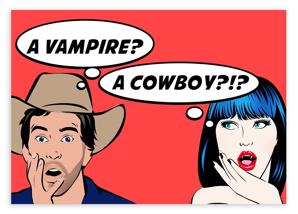 Постер 612 "Вампир и ковбой" фото 1