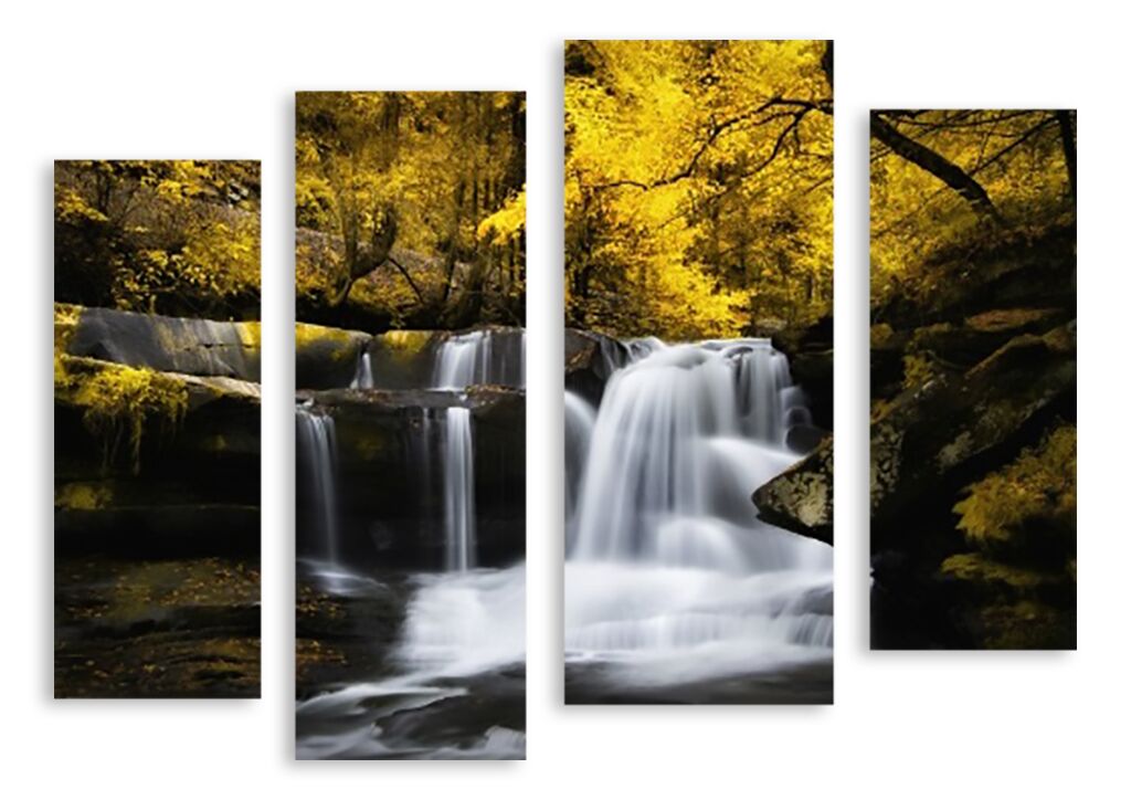 Модульная картина 3048 "Осенний водопад" фото 1