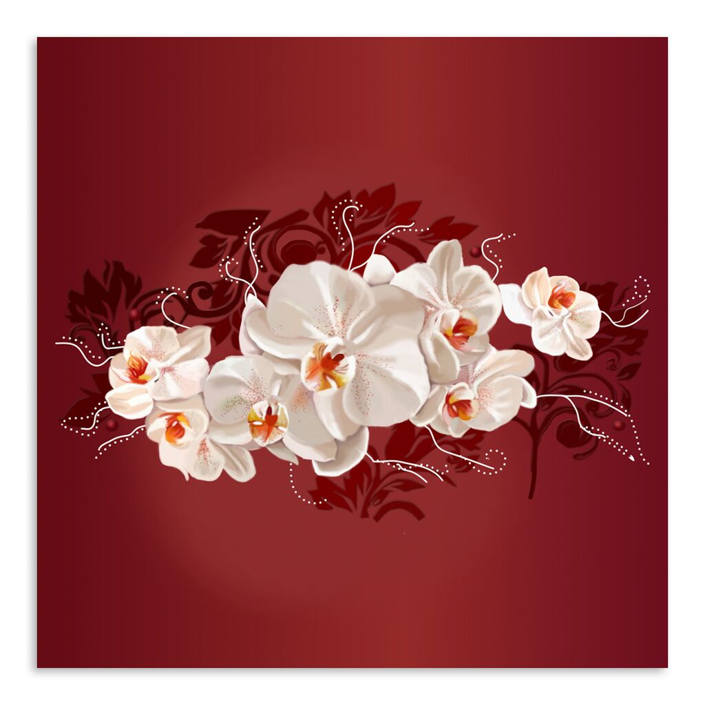 Постер 3184 "Белые орхидеи" фото 1