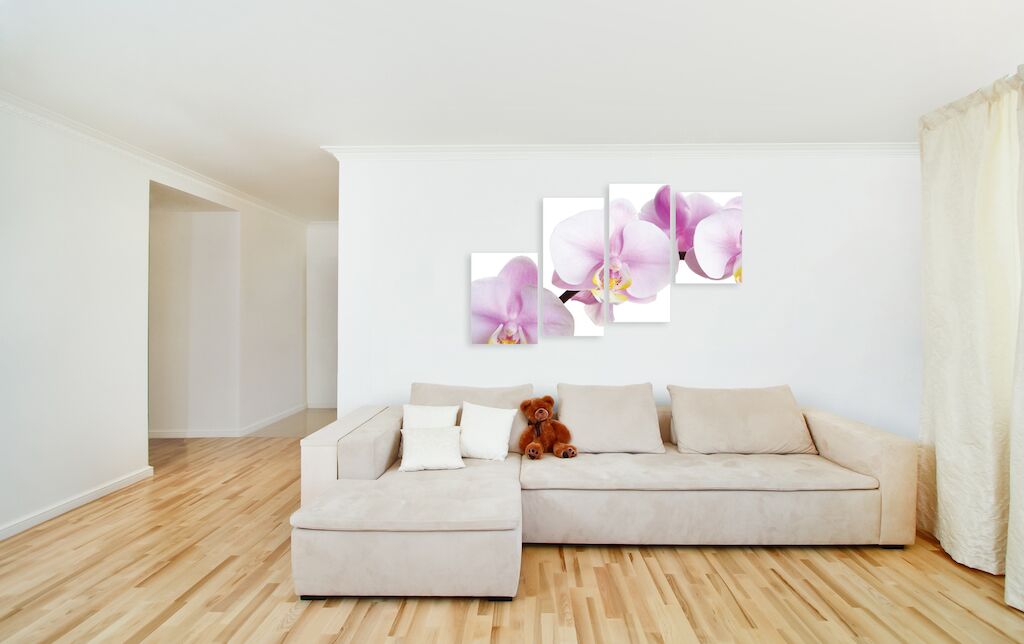 Модульная картина 232 "Розовая орхидея" фото 3