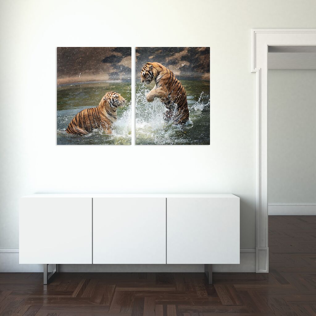 Модульная картина 216 "Тигры" фото 2