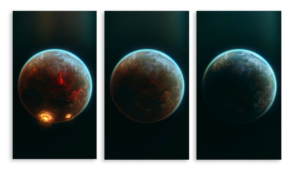 Модульная картина 3492 "Планеты" фото 1