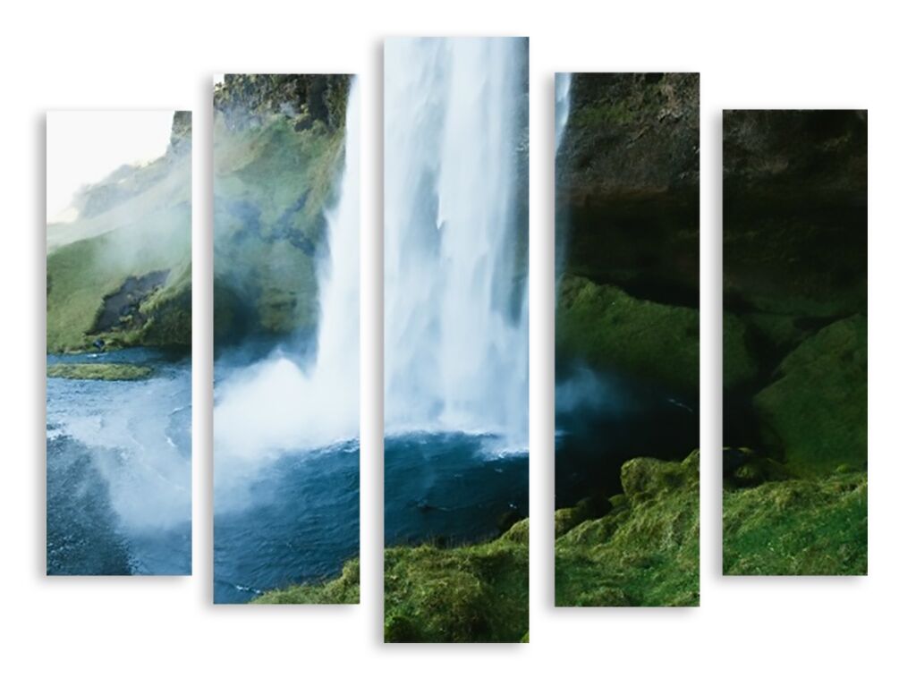 Модульная картина 3263 "Высокий водопад" фото 1