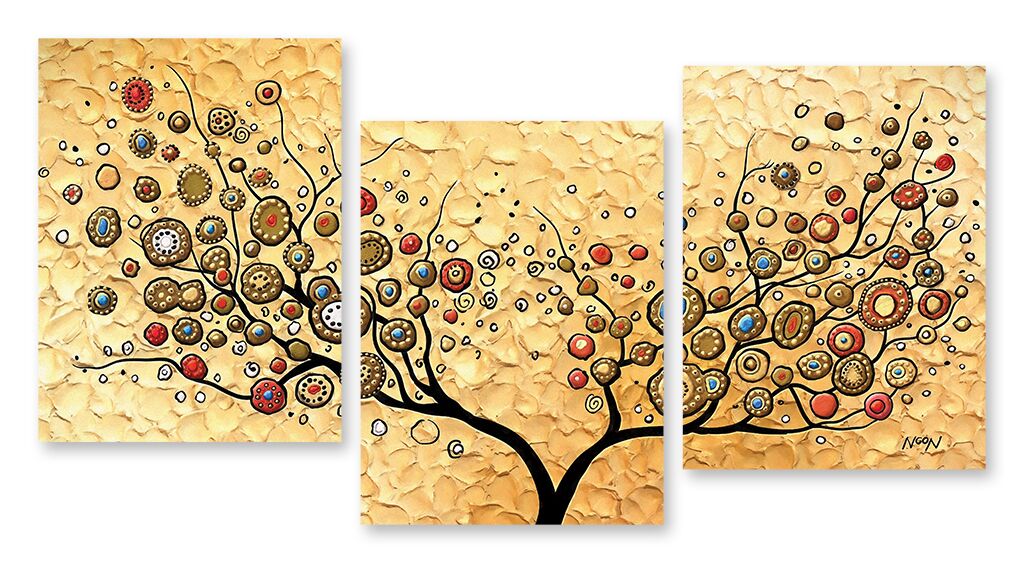 Модульная картина 806 "Пуговичное дерево" фото 1