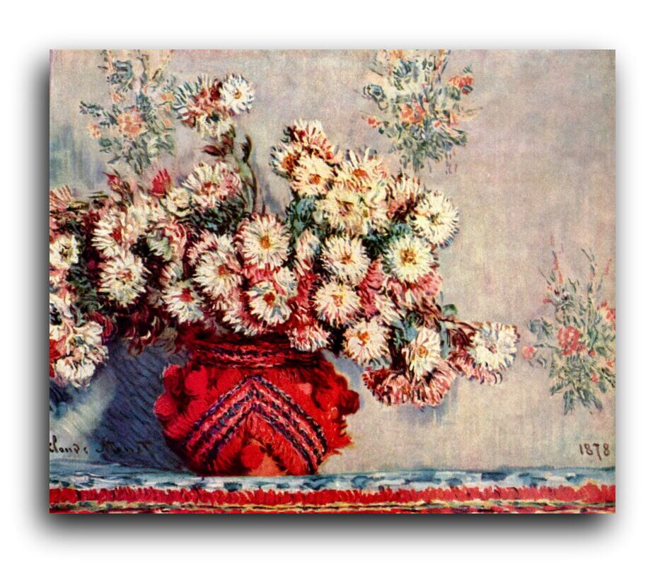 Репродукция 970 "Натюрморт с хризантемами (Still-Life with Chrysanthemums)" фото 1