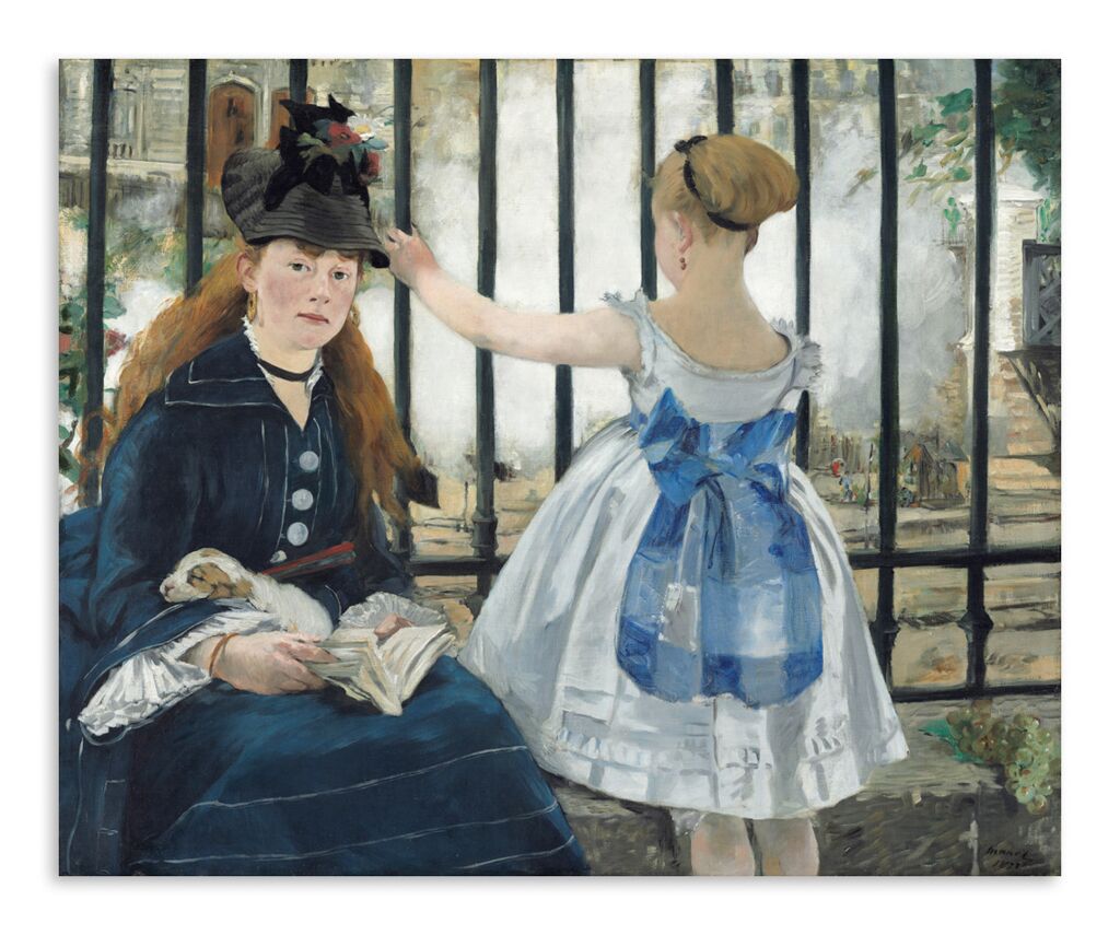 Репродукция 496 "Edouard Manet. Женщина с девочкой" фото 1