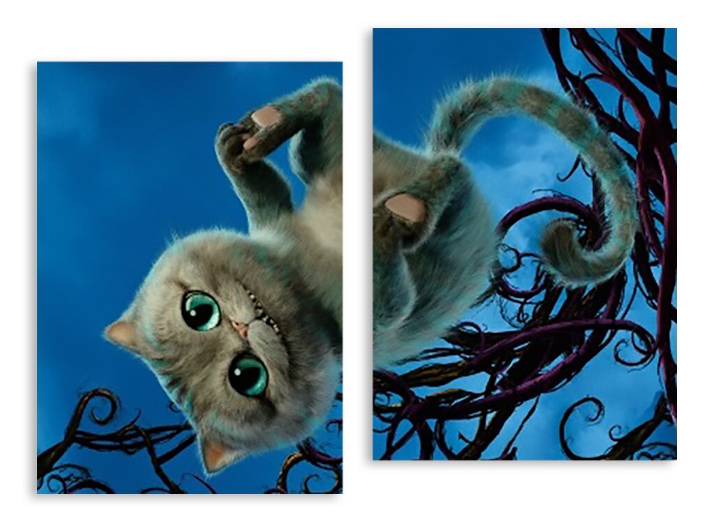 Модульная картина 2775 "Чеширский кот" фото 1