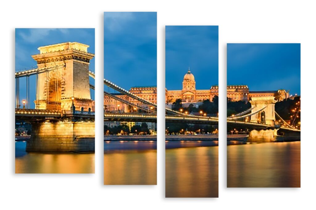 Модульная картина 2306 "Будапешт" фото 1