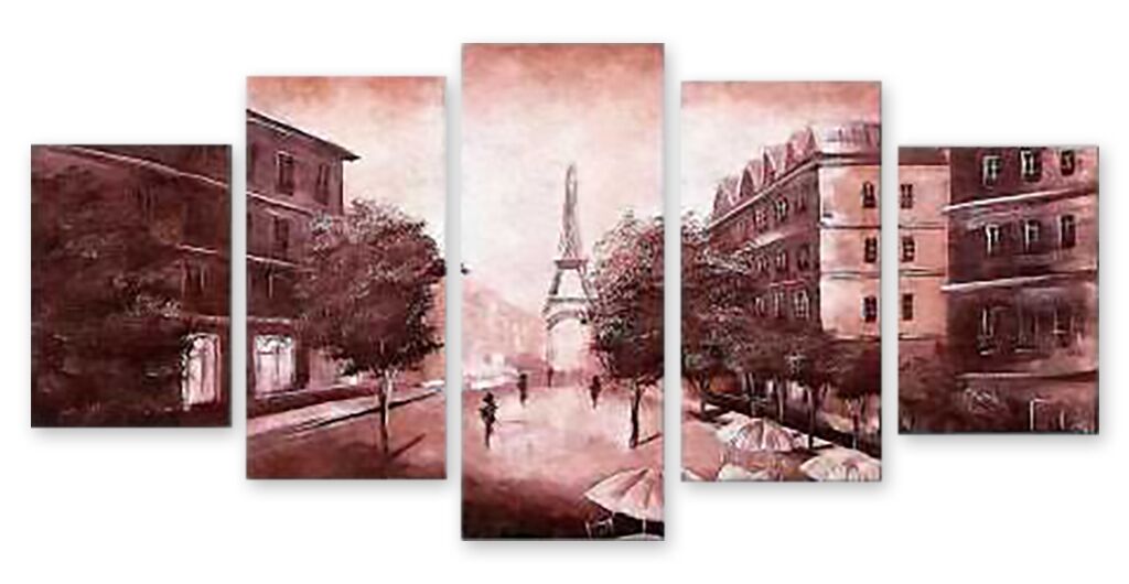 Модульная картина 950 "Загадочный Париж" фото 1