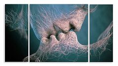 Модульная картина 3771 "Поцелуй"