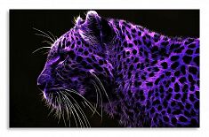 Постер 3121 "Фиолетовый тигр"