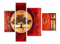 Модульная картина 1072 "Японское дерево"