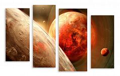 Модульная картина 3539 "Планеты"