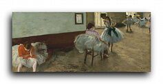 Репродукция 2220 "Урок танца (1879)"