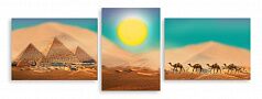 Модульная картина 5034 "Палящее солнце пустыни"