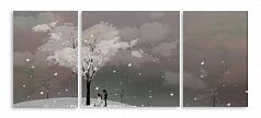 Модульная картина 4603 "Зимняя любовь"