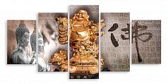 Модульная картина 4658 "Весёлый Будда"