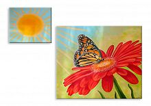 Модульная картина 4255 "Бабочка"